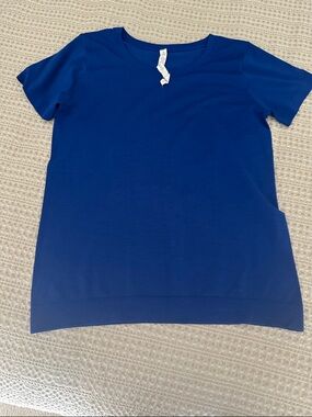 lululemon athletica Short-Sleeve Crew Tee in Deep Blue